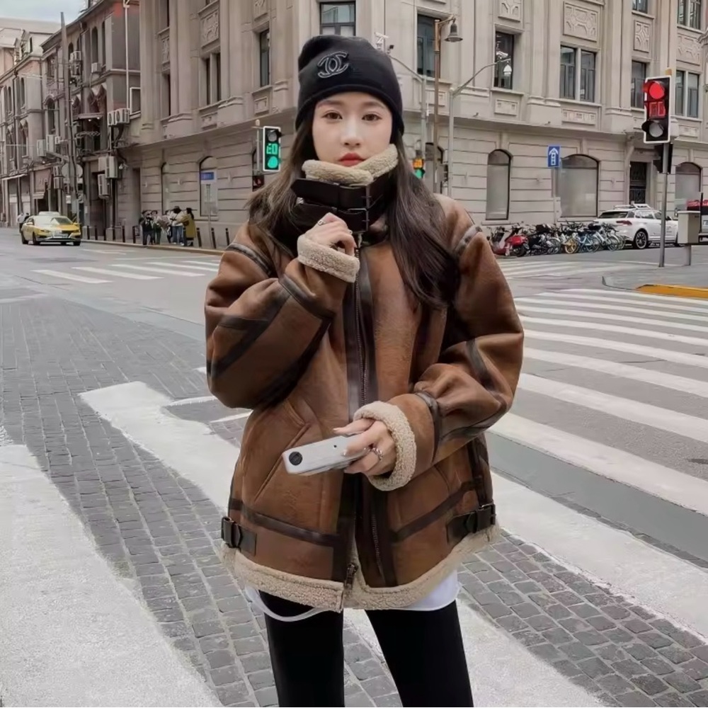 Women's Brown Leather Jacket